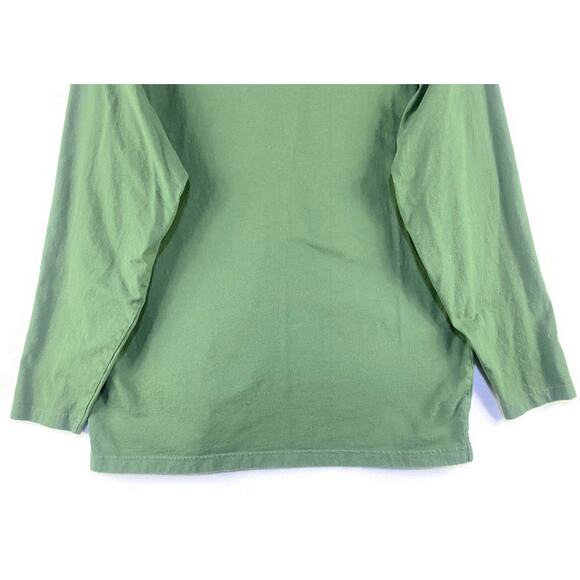 Duluth Trading Company Pullover Longtail Shirt Men's Large Long Sleeve Green - Picture 6 of 7